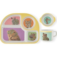 Maxwell Williams Maxwell and Williams Wild Planet Children's Bamboo Dinner Set Photo