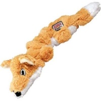 Kong Scrunch Knots Orange Fox Plush Toy Photo