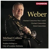 Chandos Weber: Clarinet Concertos Nos. 1 and 2/Clarinet Concertino/... Photo