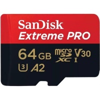SanDisk Extreme PRO 64GB MicroSDXC UHS-I Class 10 64GB microSDXC 200/140MB/s V30 U3 Photo