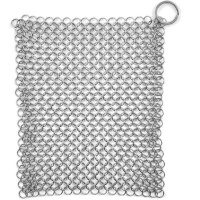 Lifespace Stainless Steel Cast Iron Potjie Chainmail Scrubber Photo