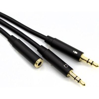 Gizzu 3.5mm Female to Dual 3.5mm Male Adapter Cable Photo