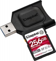 Kingston Technology Canvas React Plus memory card 256GB SD Class 10 UHS-2 256GB UHS-2 U3 V90 Photo