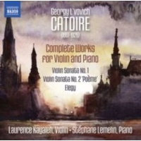 Naxos Georgy L'vovich Catoire: Complete Works for Violin and Piano Photo