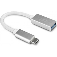 Vantec CBL-4CA USB cable 0.147 m 3.2 Gen 1 (3.1 C A Silver White USB-C/USB-A Male/Female 5Gbit/s 147mm White/Silver Photo