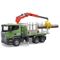 Bruder SCANIA R-Series Timber Truck with Loading Crane Photo