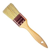 Borciani E Bonazzi Thin Flat Lily Bristle Decorating Brush with Copper Ferrule - 80 Photo