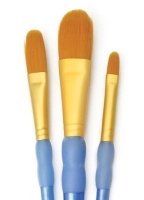 Royal Brush Taklon Filbert Wash Brush Set Photo