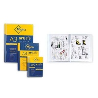 Mapac Artsafe Presenter 20 Clear Sleeve Presentation Folders That Hold Up To 40 Pages Photo