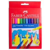 Faber Castell Felt Tip Pens - Pack of 24 Photo