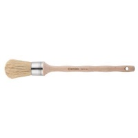 Escoda Domed Lily Bristle Round Brush - No.4. - Stainless Steel Ferrule 23mm Photo