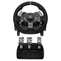 Logitech G920 Driving Force Racing Wheel for PC or Xbox One with Stainless Steel Paddle Shifters and Pedals Photo