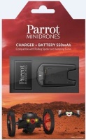 Parrot Spare Battery & Charger for Minidrone Photo