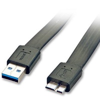 Lindy USB Type-A to Micro-B Flat Cable Photo
