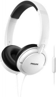 Philips SHL5005WT On-Ear Headphones With Mic Photo