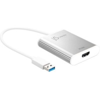 J5 Create JUA354 cable interface/gender adapter USB 3.0 Type-A HDMI Silver Type-A/HDMI 3840 x 2160 @ 30Hz 58 76 11 mm Photo
