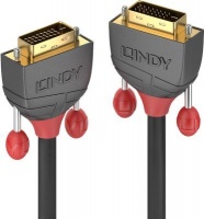 Lindy 36224 DVI cable 5 m DVI-D Black - DVI-D 28AWG 9.9Gb/s 2560 x 1600 5m Photo
