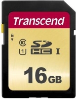 Transcend 16GB UHS-I SD memory card Class 10 U1 MLC NAND flash 32 x 24 2.1 mm Photo
