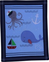 Snuggletime Quilt Set - Blue Whale Photo