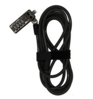 Gizzu GCSCL2M cable lock Black 2 m 2m 18.2 × 13.9 3.8 cm 186g Photo