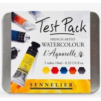 Sennelier Watercolour 10ml Test Set of 5 Photo