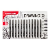 Uni Pin Drawing Pen Set Photo