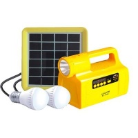 Everlotus Home 2W solar lighting system with USB Speaker Photo