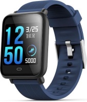 Ntech Q9 Bluetooth Smart Watch with Heartrate Monitor - Blue Photo