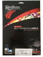 Redfern 45up labels for Product Barcodes Photo