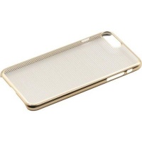 Tellur Hard Case Cover Horizontal Stripes for iPhone 7/8 Gold Photo