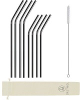 Gretmol Reusable Stainless Steel Bent Straws Photo