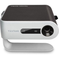 Viewsonic M1 data projector 300 ANSI lumens DLP WVGA Portable projector Black Silver Photo