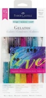 Faber Castell Faber-Castell Gelatos Mix & Match Water Soluble Crayons - Transluscents Photo