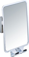 WENKO Vacuum-LocÂ® Anti-Fog Mirror with 2 Hooks - Quadro Photo