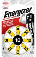 Energizer AZ10 1.4v Zinc Air Hearing Aid Battery Card 8 Photo