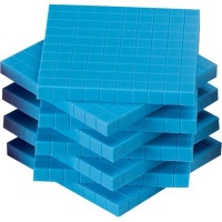 EDX Education Base Ten Plastic - Blue Flats Photo