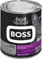 BOSS Adult Legendary Liver Flavour - Tinned Dog Food - Dog Food - Meatloaf Photo