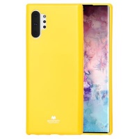 Goospery Jelly Cover Galaxy Note 10 Plus Mustard Photo