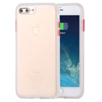 Goospery Matte Bumper Cover iPhone 8 Plus & 7 Plus Transparent White Photo