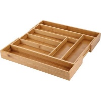 Fine Living Expand Bamboo Cutlery Tray Photo