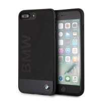 BMW - Genuine Leather Soft Case iPhone 7 Plus / 8 Plus Black Photo