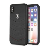 Ferrari - Quilted Leather Hard Case iPhone X / XS Red Photo