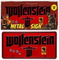 Doctor Collector Wolfenstein: The New Colossus Metal Sign Photo