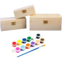 Smart Crafts Wooden Box and Paint Set Photo