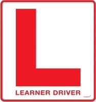Tower Self-Cling Decal - Learner Driver Photo