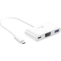 J5 Create JCA378 USB Type-C to VGA & USB 3.0 Adapter with Power Delivery Photo