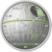 Pyramid Publishing Star Wars 10" Death Star Glow Wall Clock Photo