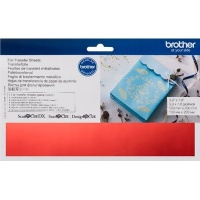 Brother ScanNCut Foil Transfer Sheets - Red - Use with Foil Transfer Starter Kit Photo