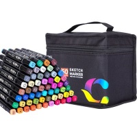 DELI Sketch Markers - 60 Colour Photo