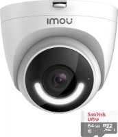 Imou Turret 2MP Wi-Fi Camera SanDisk Ultra 64GB Micro SDXC Card Photo